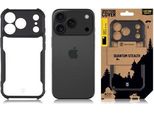 Copertura Posteriore Tattica Quantum Stealth Per Iphone 17 Pro Trasparente/Nero
