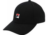 Fila Biella 6 Panel Cap Schwarz Unisex Osfm