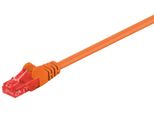 Goobay 95259 Cavo Patch Cat 6, U/Utp, Arancione, 0,5 M - Miscela Di Rame Cca
