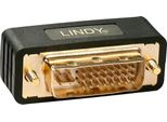 Lindy 41099 DVI-I Dual Link Port Saver Dvi Analogico E Digitale, Alle 1:1