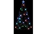 Vidaxl Albero Di Natale Artificiale Con Supporto/Led 150 Cm In Fibra Ottica