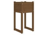 Vidaxl Fioriera Marrone Miele 40X40X81 Cm In Legno Di Pino Massiccio