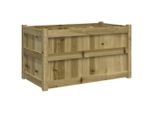 Vidaxl Fioriera 90X50X50 Cm In Legno Di Pino Impregnato