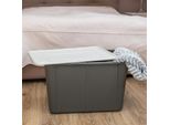 Contenitore Di Stoccaggio Velur 60 L Grigio Branq
