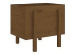 Vidaxl Fioriera Marrone Miele 62X50X57 Cm In Legno Di Pino Massiccio