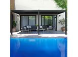 Pergola Bioclimatica Ad Angolo 3X6M E 2 Tende 2,66 X 2,34M - Oviala Oia