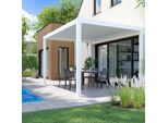 Pergola Bioclimatica Autoportante Bianca 3X4M - Oviala Athenes