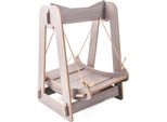 Letto Per Animali, Cesto Per Gatti E Cani, Amaca Rimovibile Con Asse Di Legno, Grigio, Per Gatti E Cani Di Piccola Taglia, Relax Estivo