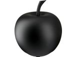 Casablanca Dekoobjekt, Apfel, "Portofino"", Keramik, Schwarz, , H. 17 Cm, D. 16 Cm 32054"