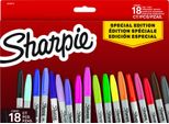 Sharpie Pennarelli Indelebili Special Edition Fine 18 Pezzi
