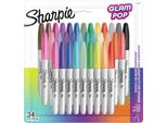 Sharpie 2198891 Sharpie Permanent-Marker Fine "Glam Pop"", 34Er Blister"
