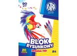 Blocco Da Disegno 90G/M2 A4, 20 Fogli
