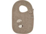 Lätzchen STERNTALER Schaf Flocke, Baby, beige (sand), Baumwolle, Lätzchen