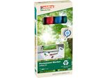 Edding 22 Ecoline Pennarello Permanente Assortito (Scatola Da 4)