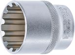 Chiave A Bussola Gear Lock A Comando Quadrato 12,5 Mm (1/2") | Sw 30 Mm"