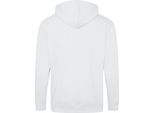 Giacca Con Cappuccio / Pullover Con Cappuccio / Felpa Con Cappuccio Da Uomo Awdis Con Zip RW180 (M) (Bianco)