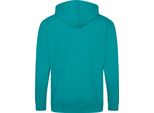 Giacca Con Cappuccio / Pullover Con Cappuccio / Felpa Con Cappuccio Da Uomo Awdis Con Zip RW180 (M) (Viola)