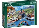 Puzzle Falcon Giorno Al Fiume 1000 Pezzi