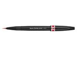 Pentel Arts SESF30C-BX Penna A Pennello Pentelarts Sign Pen Artist, Rosso