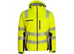Giacca Invernale Protettiva Softshell Taglia Xxxl Giallo-Nero Prevent Trendline
