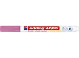 Edding 4085-079 4085 Pennarello A Gesso - 1 - 2 Mm, Rosa Metallico