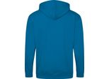 Giacca Con Cappuccio / Pullover Con Cappuccio / Felpa Con Cappuccio Da Uomo Awdis Con Zip RW180 (M) (Nero)