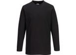 Portwest - Maglietta A Maniche Lunghe Da Uomo PW325 (Xl) (Nero)