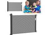 Yuenfong Cancelletto Di Sicurezza Per Scale, Cancelletto Di Sicurezza Per Porte Estensibile, Cancelletto Per Scale, Cancelletto A Barriera Con Sistema Di Sicurezza Per Bambini, Estensibile 0-300 Cm (Nero)