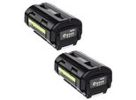 Batteria Di Ricambio, 6000 Mah, Oltre 1000 Cicli, Ioni Di Litio A Ricarica Rapida, Compatibile Con Utensili Ryobi 40V, 2 Batterie Da 6,0 Ah