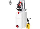 Succebuy 6 Quart Centralina Idraulica Pompa Idraulica A Semplice Effetto Per Ribaltamento Rimorchio 12V Dc Con Serbatoio In Metallo Da 6L Centralina Idraulica Per Il Sollevamento Auto