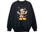 Disney - Felpa Per Ragazzi - Design Natalizio BI53211 (128) (Nero)