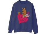Scooby Doo - Felpa "Love Heart"" Da Uomo BI53391 (S) (Blu Navy)"
