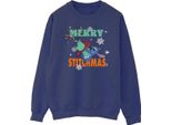 Lilo & Stitch - Felpa "Merry Stitchmas"" Da Uomo BI53428 (5XL) (Blu Scuro)"