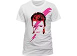 David Bowie - Maglietta "Aladdin Sane"" Per Ragazzi BI53513 (104) (Bianco)"