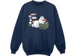 Frozen Ii - Felpa Da Bambino BI53612 (116) (Blu Scuro)