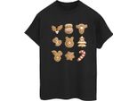 Winnie The Pooh - T-Shirt Da Donna BI53662 (M) (Nero)