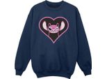 Lilo & Stitch - Felpa Per Bambina BI53808 (116) (Blu Navy)