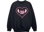 Lilo & Stitch - Felpa Per Bambina BI53808 (128) (Nero)