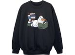 Frozen Ii - Felpa Per Bambina BI53985 (116) (Nero)