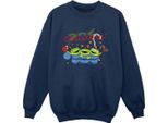 Toy Story - Felpa Per Ragazzi - Design Natalizio BI54536 (128) (Blu Scuro)