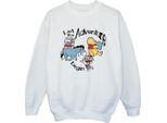 Winnie The Pooh - Felpa "Che L'avventura Abbia Inizio"" Per Ragazzi BI54499 (104) (Bianco)"