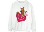 Scooby Doo - Felpa "Love"" Da Donna BI54628 (Xxl) (Bianco)"