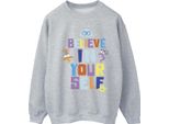 Inside Out 2 - Felpa "Believe In Yourself"" Per Donna BI54730 (5XL) (Sportgrau)"