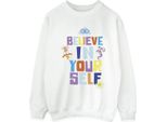 Inside Out 2 - Felpa "Believe In Yourself"" Per Donna BI54730 (5XL) (Bianco)"