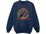 Spider-Man - Felpa "Be Merry"" Da Ragazzo BI54714 (128) (Blu Scuro)"