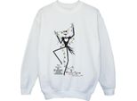The Nightmare Before Christmas - Felpa Per Ragazzi BI55002 (104) (Bianco)