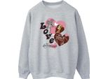 Lady And The Tramp - Felpa "Spaghetti Love"" Da Donna BI54901 (Xl) (Grigio Sport)"