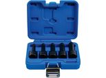 Bgs Set Di Chiavi A Bussola A Profilo Elicoidale / Estrattore Di Viti Con Attacco Quadro 12,5 Mm (1/2") Sw 8 - 16 Mm 5 Pezzi - 5261"
