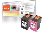 Peach PI300-657 - Inchiostro A Base Di Pigmento - Nero - Ciano - Magenta - Giallo - Hp - Multi Pack - Hp Deskjet 1110 Hp Deskjet 2130 Hp Deskjet 3630 Hp Envy 4520 E-All-In-One Hp Envy 4522... - 6 Ml