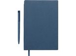 Midocean - Taccuino "Nota"" Con Penna, A5 MO1824 (Taglia Unica) (Blu Scuro)"